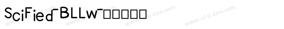 SciFied-BLLw字体转换