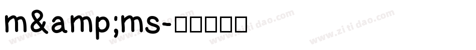 m&ms字体转换