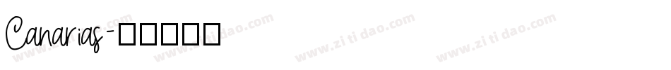 Canarias字体转换