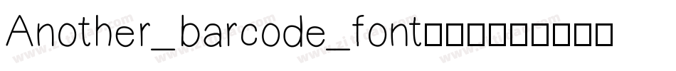 Another_barcode_font转换器字体转换