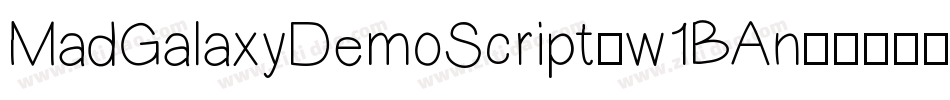 MadGalaxyDemoScript-w1BAn字体转换