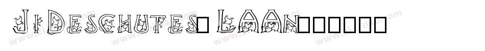 JiDeschutes-LAAn字体转换