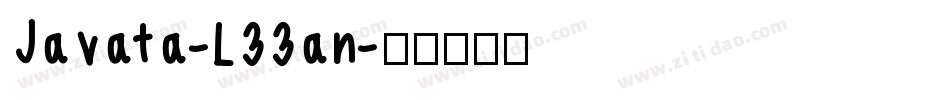 Javata-L33an字体转换