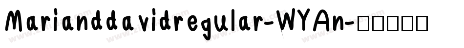 Marianddavidregular-WYAn字体转换