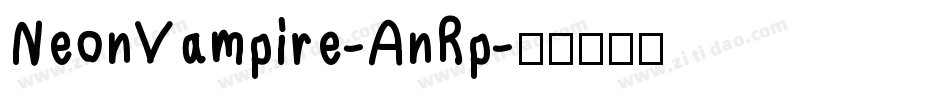 NeonVampire-AnRp字体转换