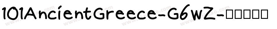 101AncientGreece-G6wZ字体转换