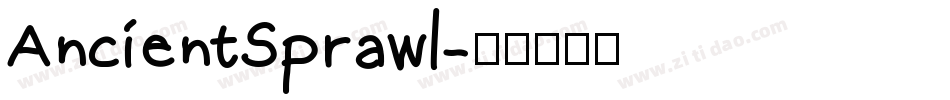 AncientSprawl字体转换