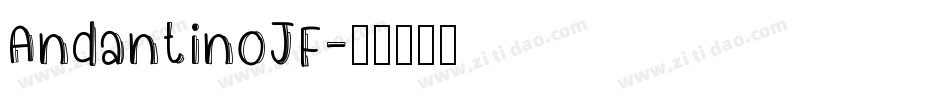 AndantinoJF字体转换