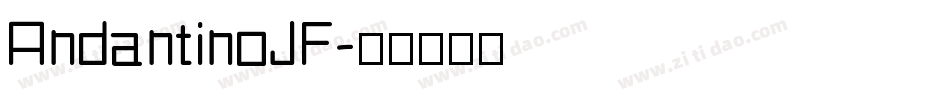 AndantinoJF字体转换
