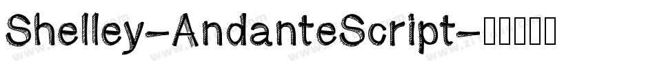 Shelley-AndanteScript字体转换