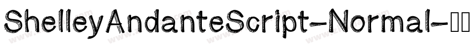 ShelleyAndanteScript-Normal字体转换