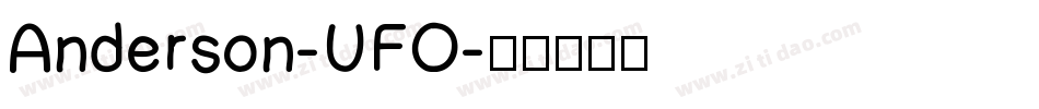 Anderson-UFO字体转换