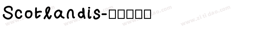 Scotlandis字体转换
