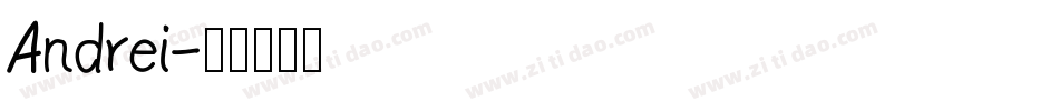 Andrei字体转换