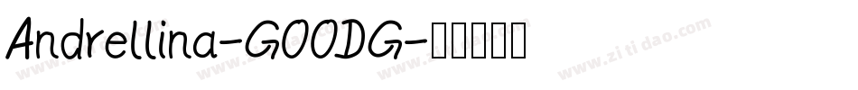 Andrellina-GOODG字体转换