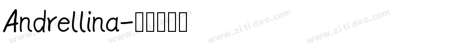 Andrellina字体转换