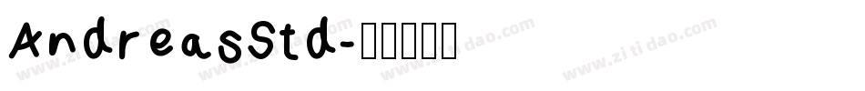 AndreasStd字体转换