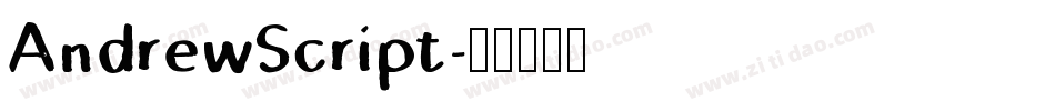 AndrewScript字体转换