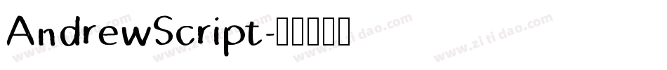 AndrewScript字体转换