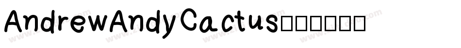 AndrewAndyCactus字体转换