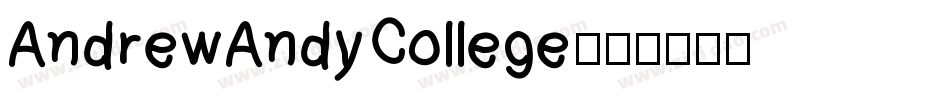 AndrewAndyCollege字体转换
