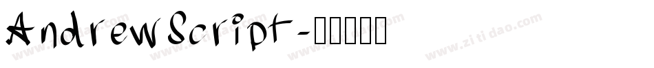 AndrewScript字体转换