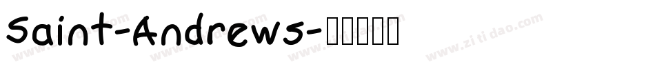 Saint-Andrews字体转换