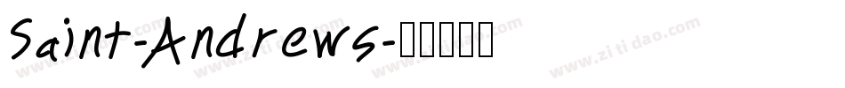 Saint-Andrews字体转换