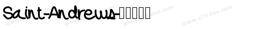 Saint-Andrews字体转换