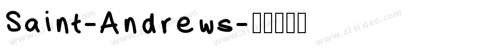 Saint-Andrews字体转换