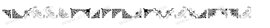 ThreeDimRightwardsRound字体转换