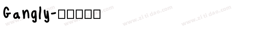 Gangly字体转换