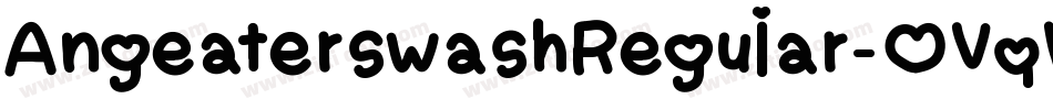 AngeaterswashRegular-OVqWP字体转换