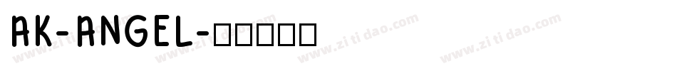 AK-ANGEL字体转换