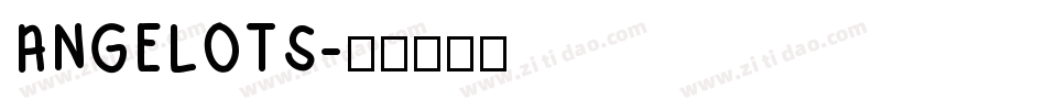 ANGELOTS字体转换