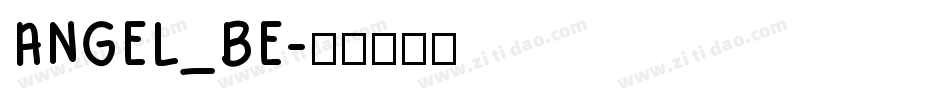 ANGEL_BE字体转换