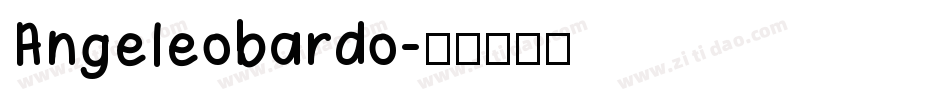 Angeleobardo字体转换