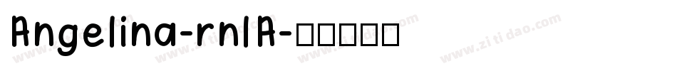 Angelina-rnlA字体转换