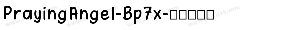 PrayingAngel-Bp7x字体转换