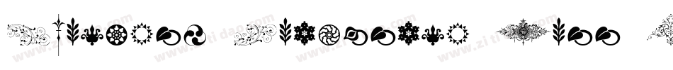 Mortised-Ornaments-Free-Two字体转换