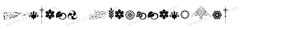 Stoned-OrnamentsTwo字体转换