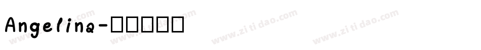 Angelina字体转换