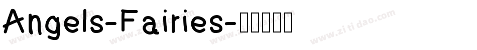 Angels-Fairies字体转换