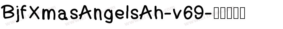BjfXmasAngelsAh-v69字体转换