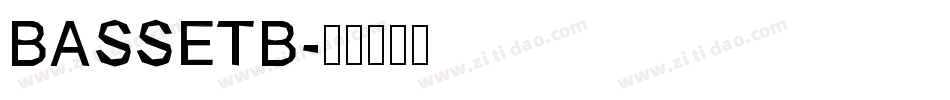 BASSETB字体转换