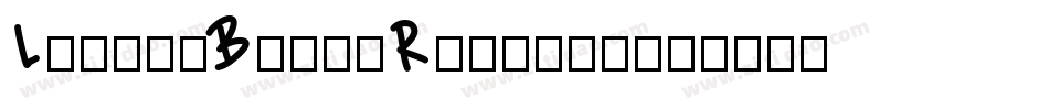 LittleBirdsRegular字体转换