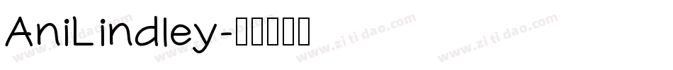AniLindley字体转换