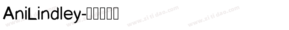 AniLindley字体转换