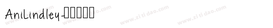 AniLindley字体转换