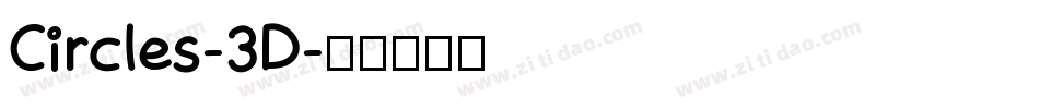 Circles-3D字体转换